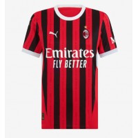 Camiseta AC Milan Alvaro Morata #7 Primera Equipación Replica 2024-25 para mujer mangas cortas